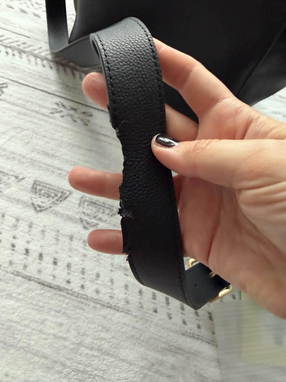 Moncrief London “Emily” Black Leather Bag – READ DESCRIPTION - Picture 11 of 14